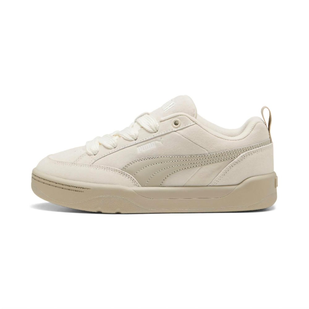 PUMA Lightweight Low Top Skateboard Shoes Unisex Ecru