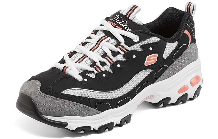 Skechers D'Lites 1.0 'Black White Gray' Women's купить в интернет-магазине Yoocart с быстрой доставкой по России.