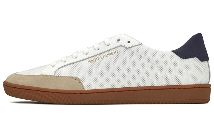 SAINT LAURENT Court Classic SL/10 Lace-Up Sneakers