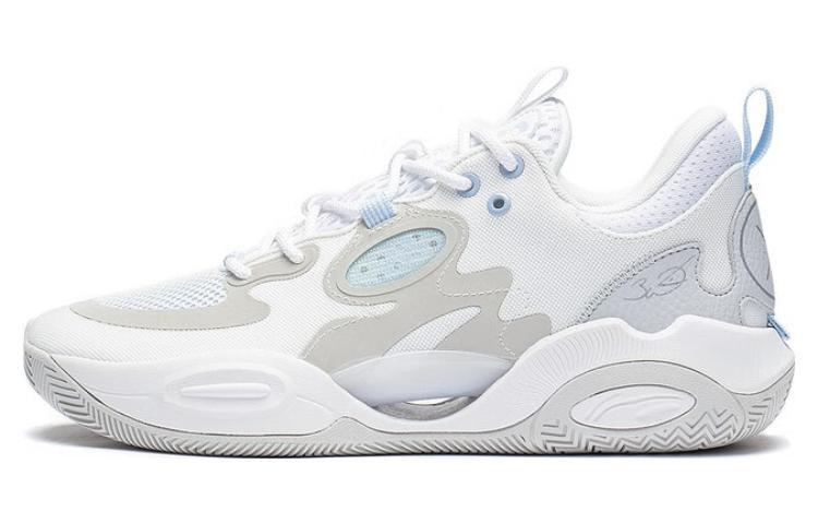 LiNing Wade ALLDAY Wade ALLDAY Abrasion Resistant Breathable Low Top Basketball Shoes Men's White Gray