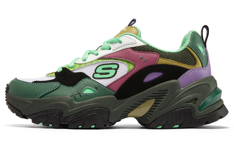 Skechers Stamina V2 X One Piece 'Green Multicolor' Women's