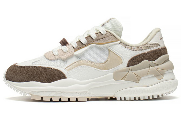 LINING Origin Casual Shoes Women's Low top Ecru/Reindeer Brown
