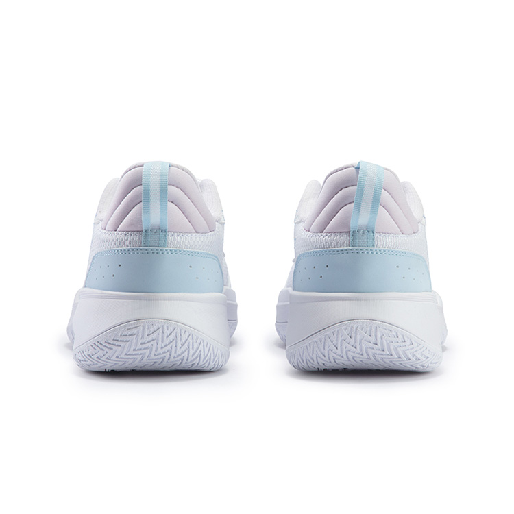 361° Big3 Team Cushioning Anti-Slip Wear-Resistant Breathability Low-Top Basketball Shoes Men's White Blue