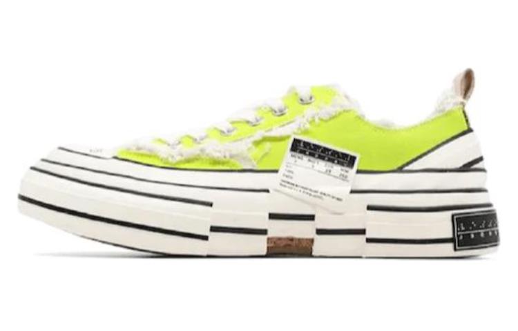 VESSEL Big Green G.O.P. Lows Non-slip Lightweight Low-Top Skateboard Shoes Unisex Neon Green