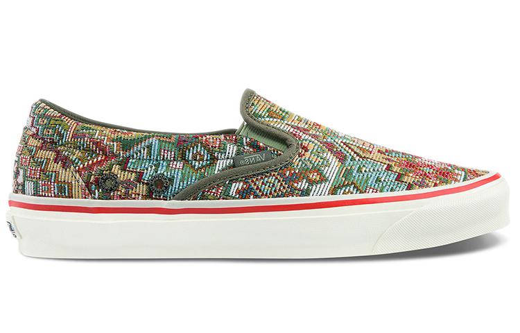 Slip On Nigel Cabourn X Og Classic Vans Lx 'Carpet Green Mix'