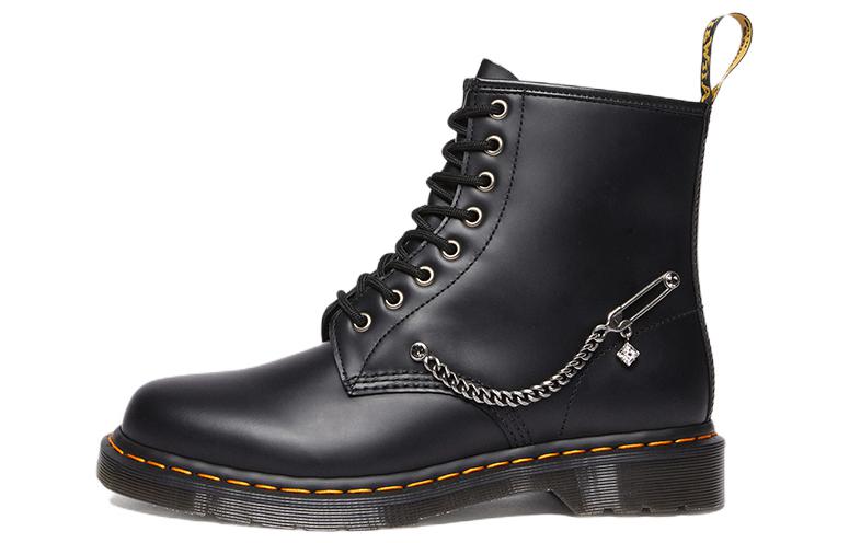 Dr. Martens 1460 Swarovski Leather Lace Up Boots 'Black' Women's