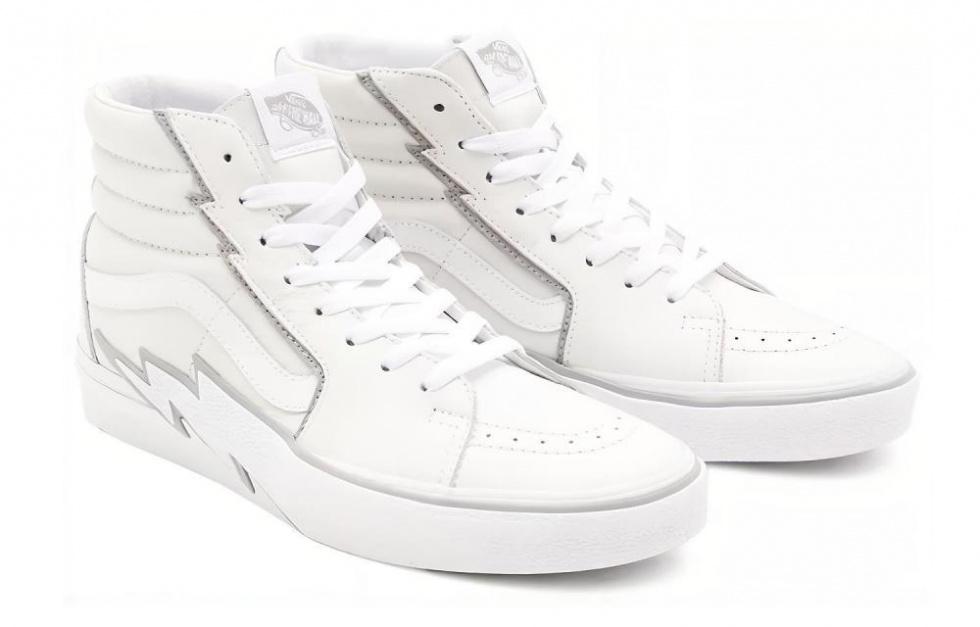 Sk8 Vans Hi 'Bolt White'