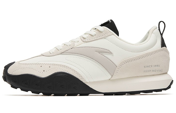 Anta Cushioning Anti-Slip And Wear-Resistant Low-Top Life And Leisure Men's White Black
