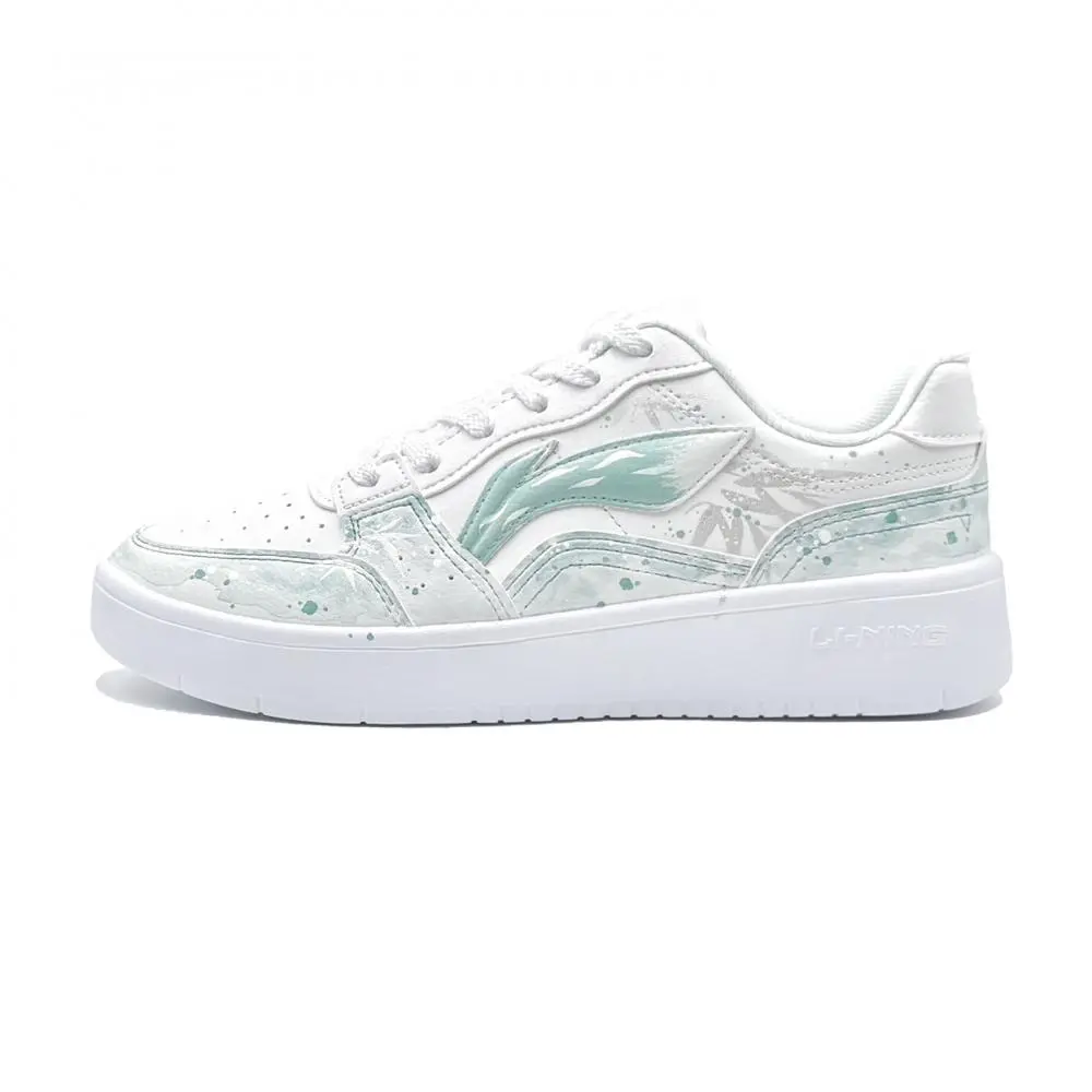 LiNing Acer Truncatum Abrasion Resistant Shock Absorbers Low top Skateboard Shoes Men's Green