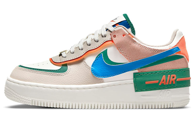 Nike Air Force 1 Shadow 'Sail Signal Blue Green' Women's