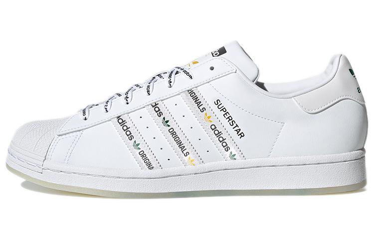 Adidas Originals Superstar Shoes 'White Black Yellow'