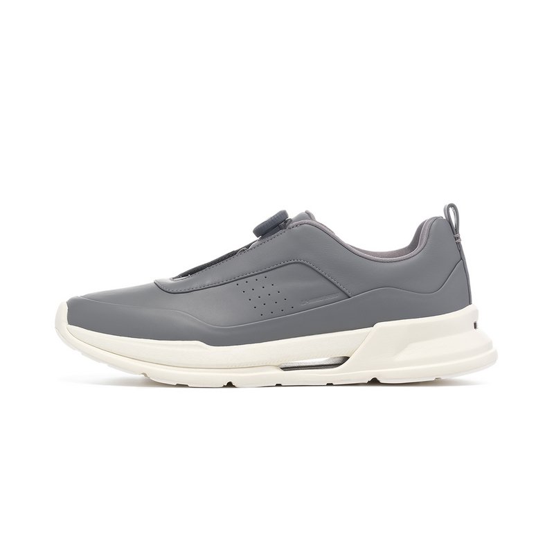 LI-NING 1990 Du Xing Low-Top Running Shoes Men's Asphalt Gray