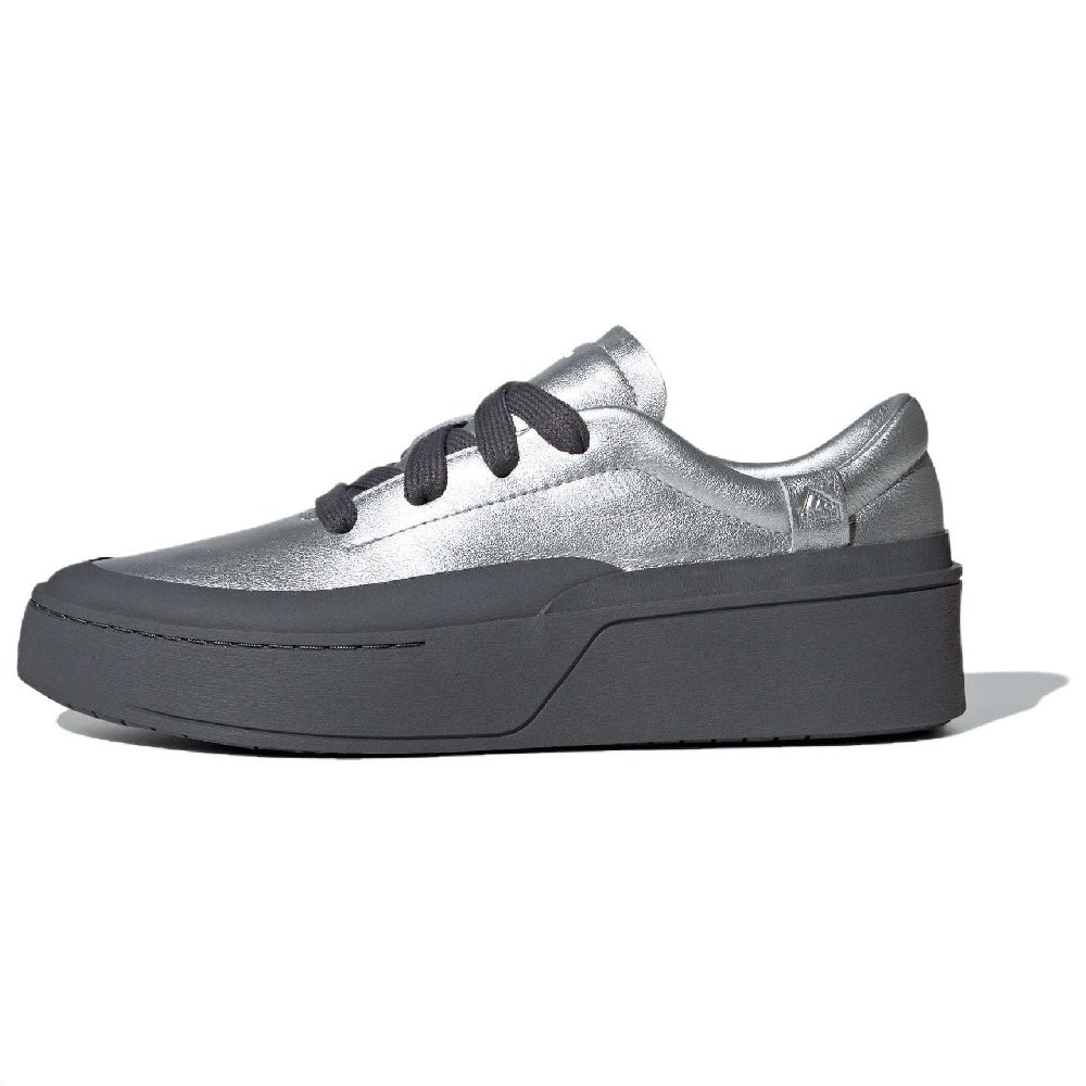 Adidas Labcourt Trainers Anti Slip Wear Resistant Low Top Skateboard Shoes Unisex Silver Gray