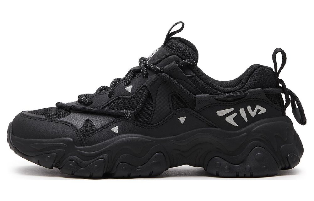 FILA FLUID 5 Cat Paw 5.0 Abrasion Resistant Low Top Casual Shoes Women's Black