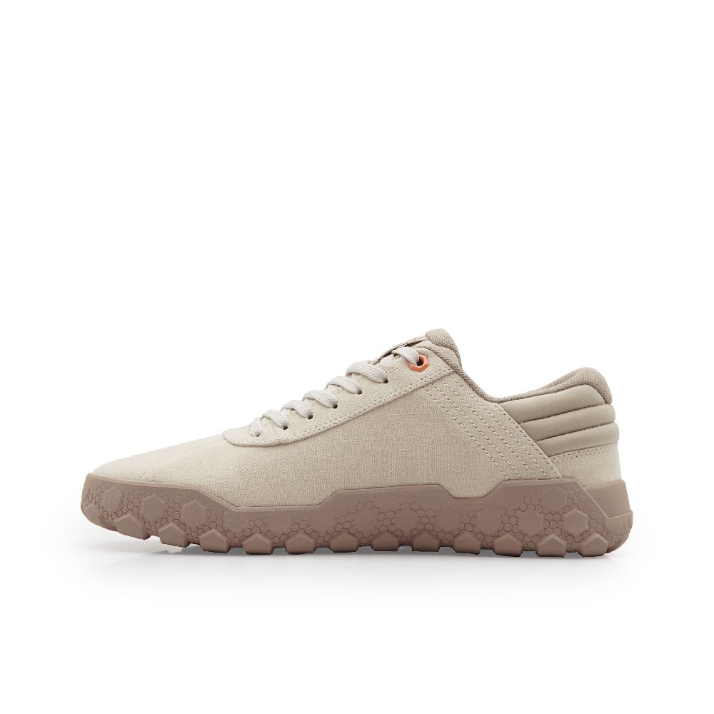 CAT Code Cushioned Slip-Resistant Waterproof And Breathable Low-Top Outdoor Shoes Unisex Beige