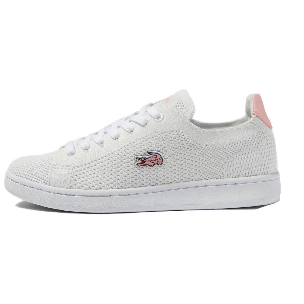 LACOSTE Carnaby Low-Top Skateboard Shoes Women's White