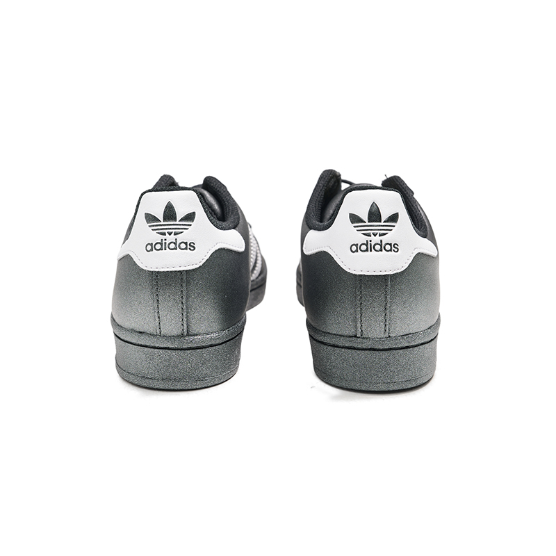 Adidas Originals SUPERSTAR Gradient Baby's Breath Abrasion Resistant Low Top Skateboard Shoes Unisex Black White