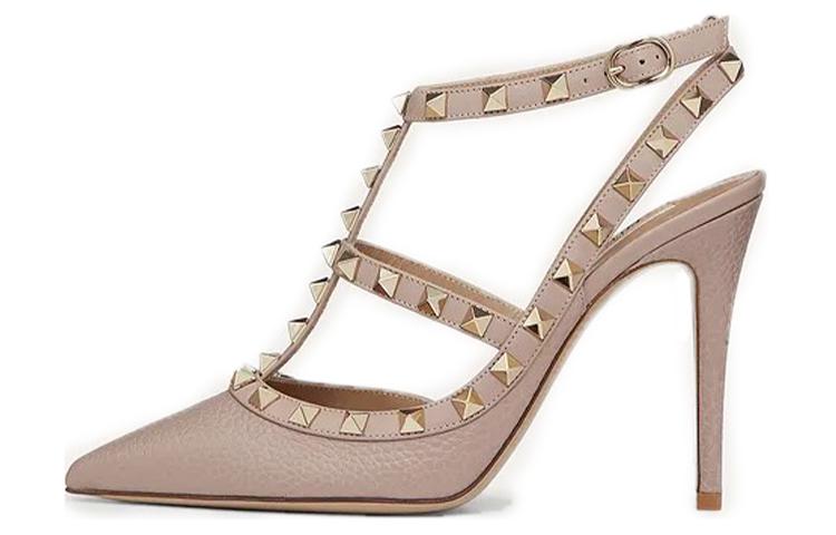 Valentino Slim Heel High Heels Women's Rose Gold