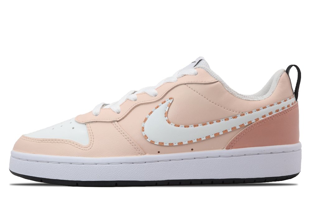Nike Court Borough Low-Top Skateboard Shoes GS Pink