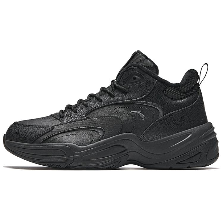 Anta Through Warm Anti-Slip And Wear-Resistant Low-Top Casual Shoes Men's Black
