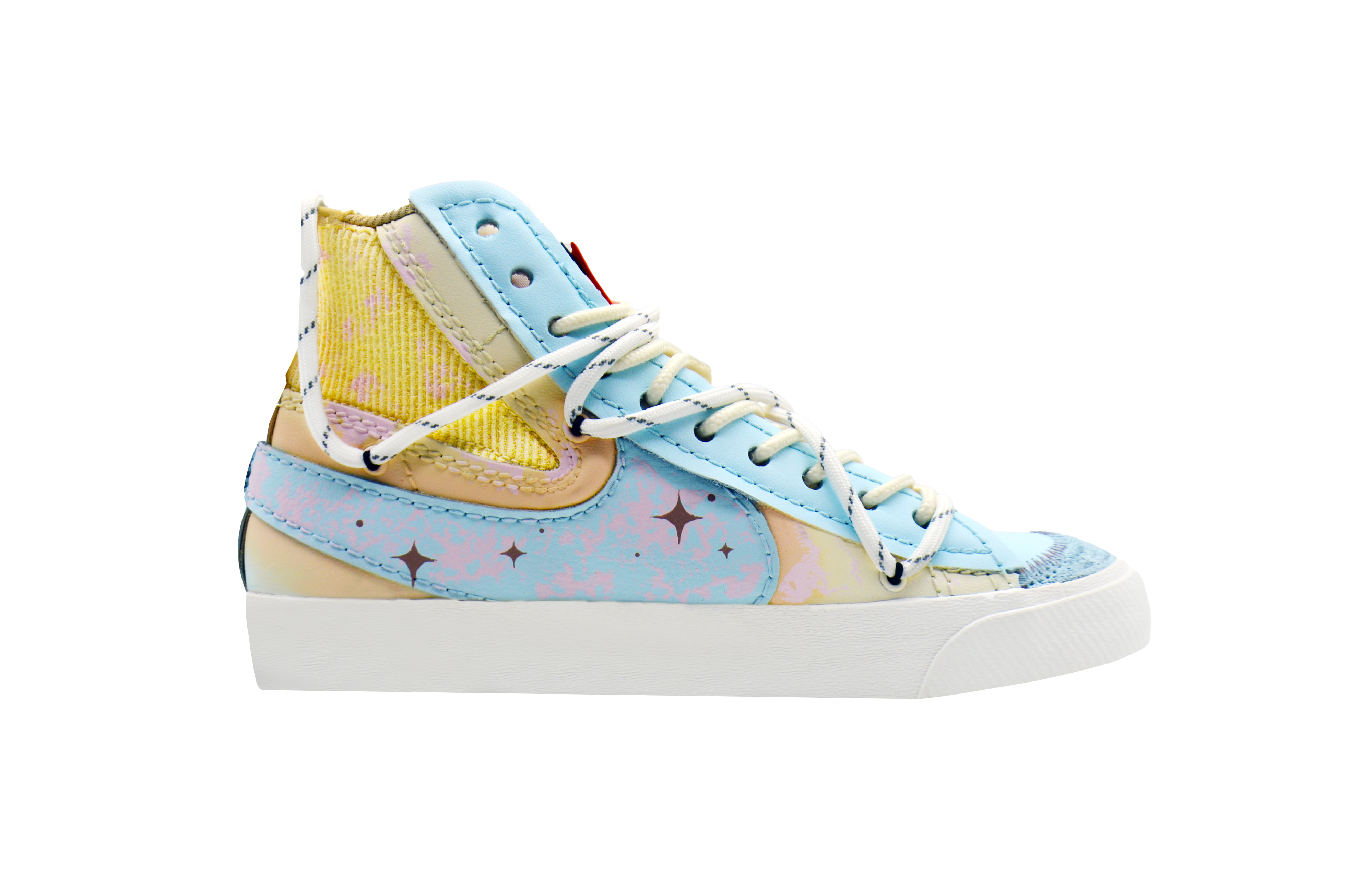 Nike Chinese Fashion Trend  Star Chain Love Slip Resistant Mid top Versatile Unisex