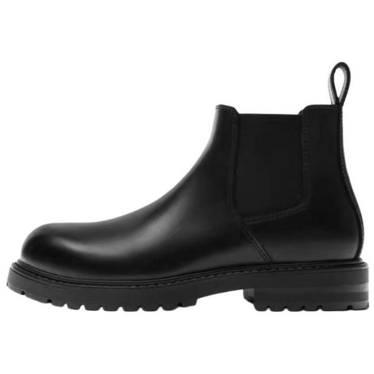 ZARA Short Chelsea Boots Men's Black