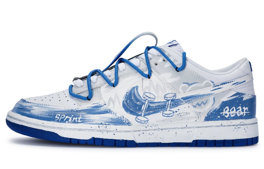Nike Dunk Skateboard Shoes Men Low-Top White