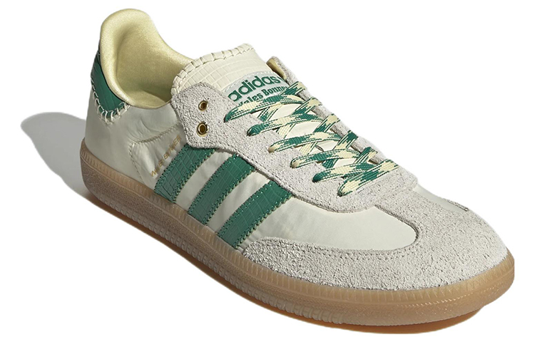 Adidas Wales Bonner X Samba Cream White Bold Green купить в интернет-магазине Yoocart с быстрой доставкой по России.
