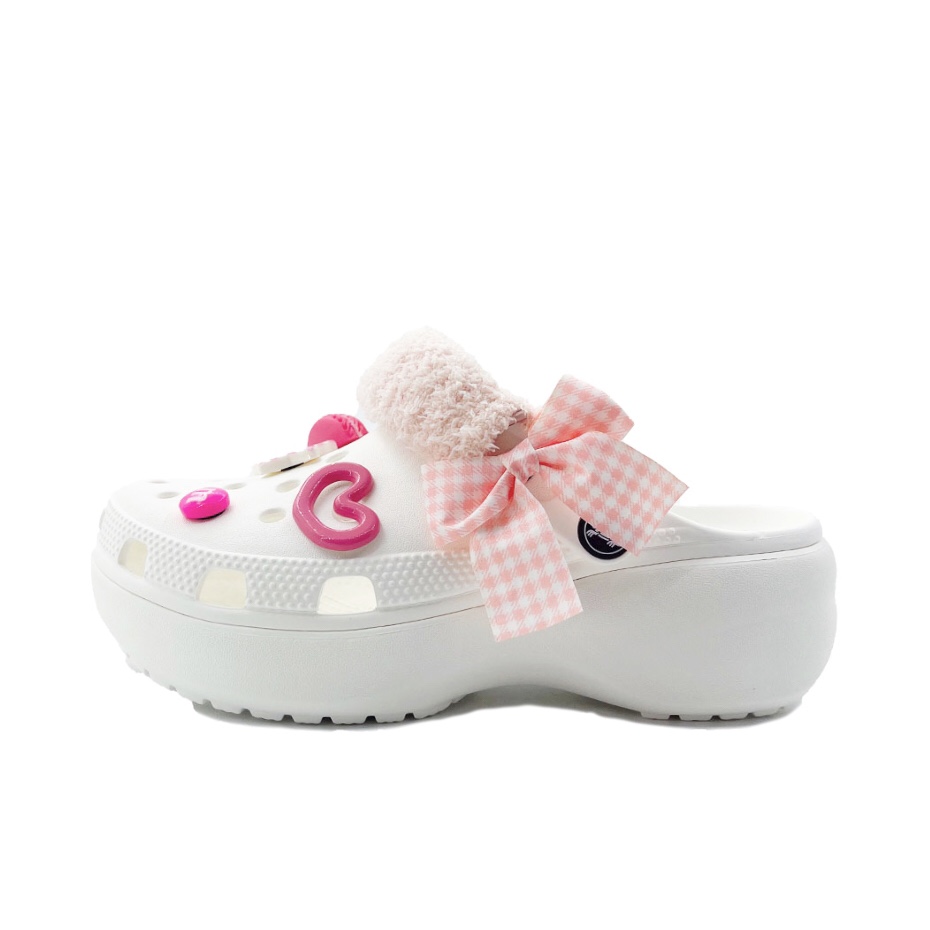 Crocs Classic Platform Clog Clogs Unisex White