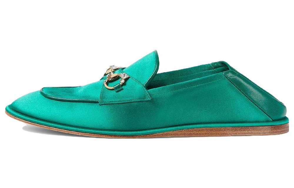 GUCCI Horsebit Women's Casual Shoes Women's Green