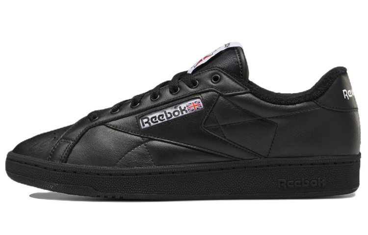 Reebok Club C Grounds Low Tops Casual Skateboarding Shoes Unisex Black