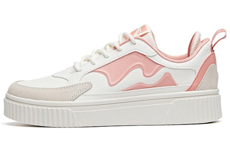 Anta Low-Top Skateboard Shoes Women's White Pink