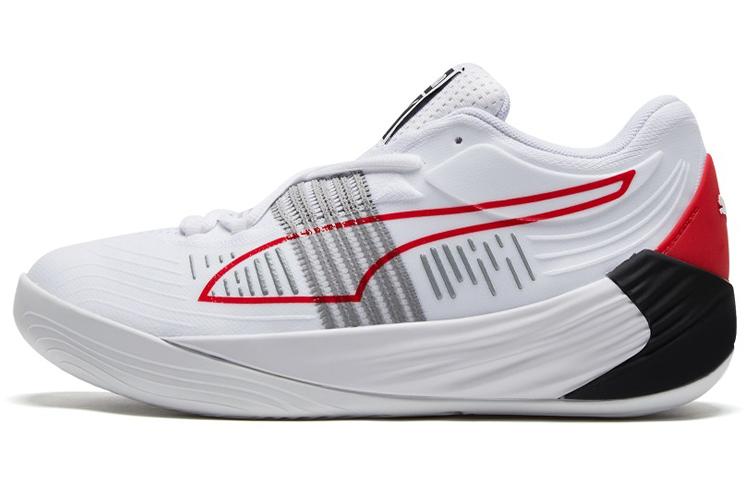 PUMA Fusion Nitro White High Risk Red