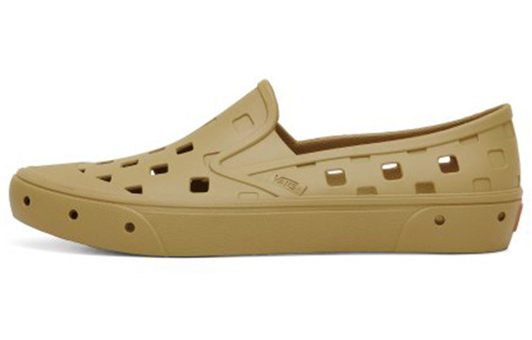 Vans Trek Slip On Low Tops Casual Skateboarding Shoes Unisex Yellow