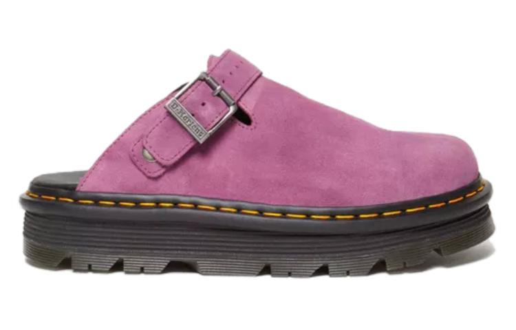 Dr. Martens Zebzag Suede Slingback Platform Mule Muted Purple купить в интернет-магазине Yoocart с быстрой доставкой по России.