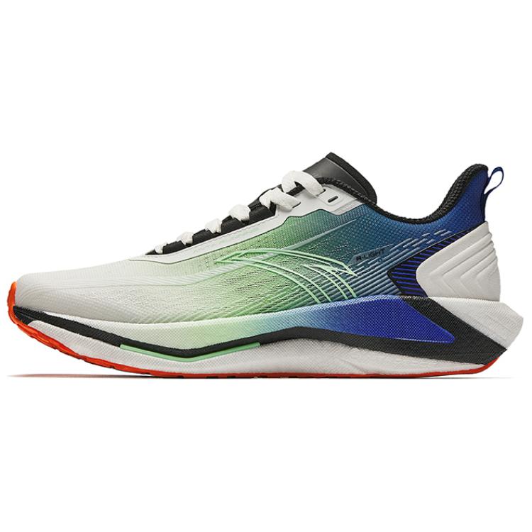 Anta Vigorous Wind Durable Breathable Lightweight Low-Top Casual Running Shoes Men's White Green Blue