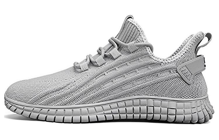Jeep Anti Slip Wear Resistant Low Top Casual Shoes Men's Gray