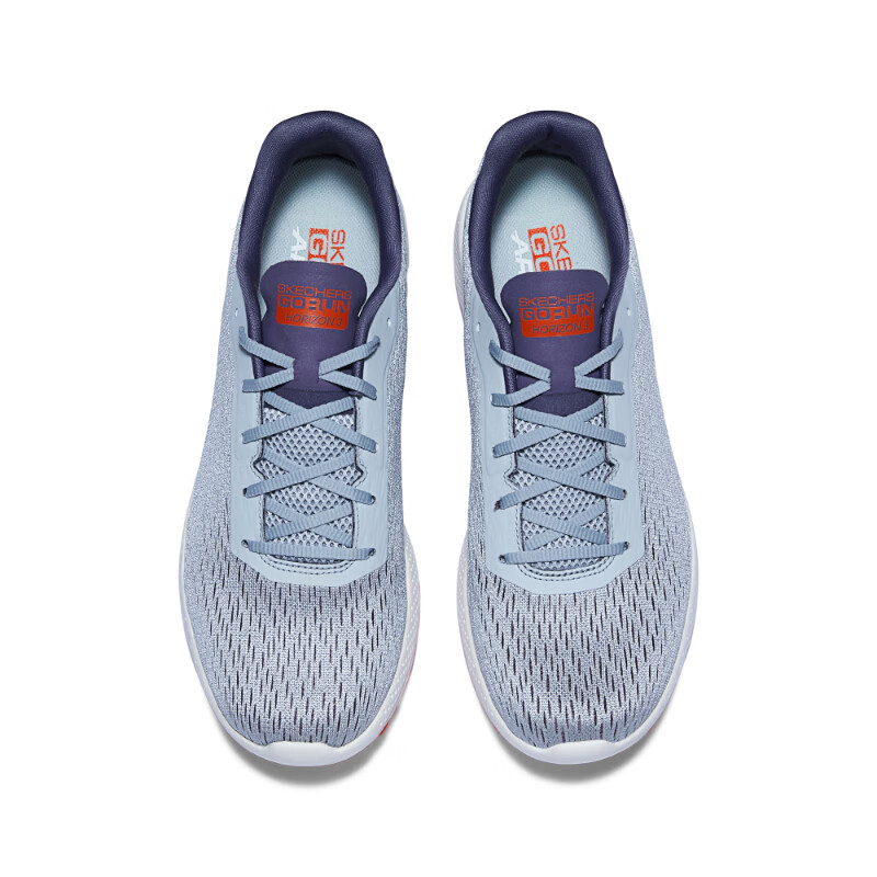 Skechers Cushioning Wear-Resistant Low-Top Running Shoes Men's Gray Orange купить в интернет-магазине Yoocart с быстрой доставкой по России.