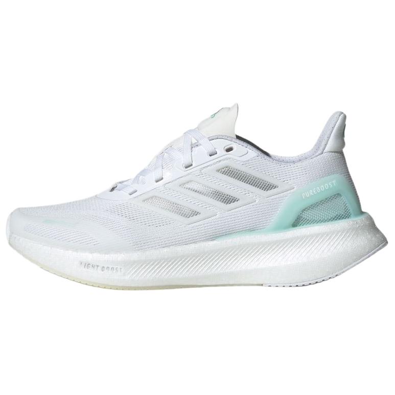 Adidas PUREBOOST 5 Abrasion Resistant Low Top Running Shoes Women's White Green купить в интернет-магазине Yoocart с быстрой доставкой по России.