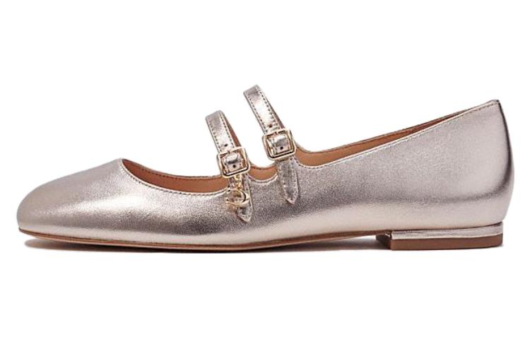 COACH Whitley Mary Jane Shoes Women's Gold
