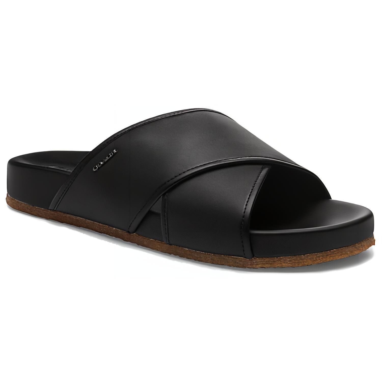 COACH Slide Slippers Men's Black