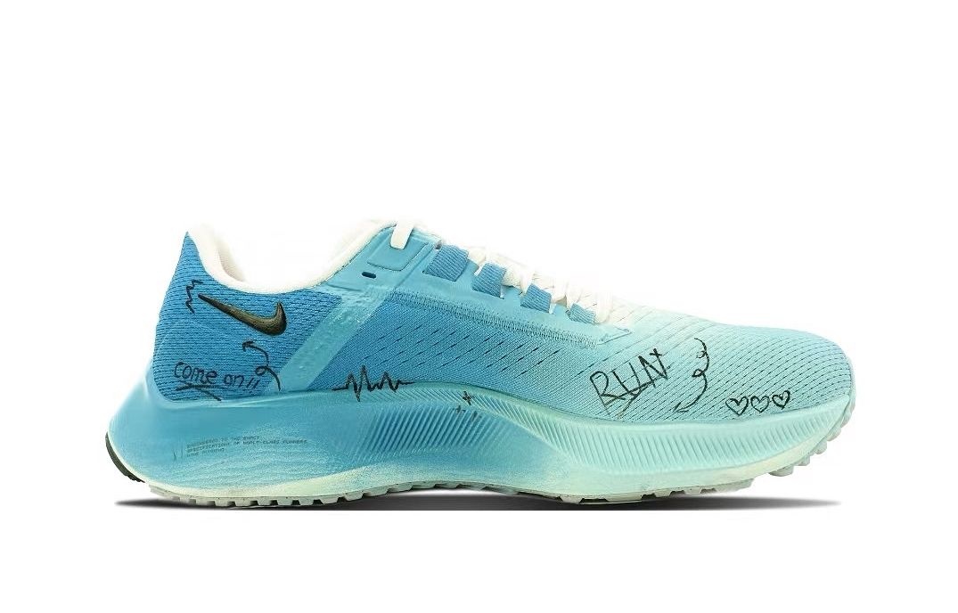 Nike Pegasus 38 Shock Absorbers With Slip Resistant Features Low Top Running Shoes Men's Blue