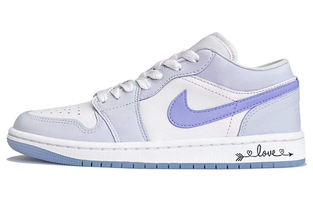 Jordan Air Jordan 1 Vintage Basketball Shoes Women's Low Top Purple