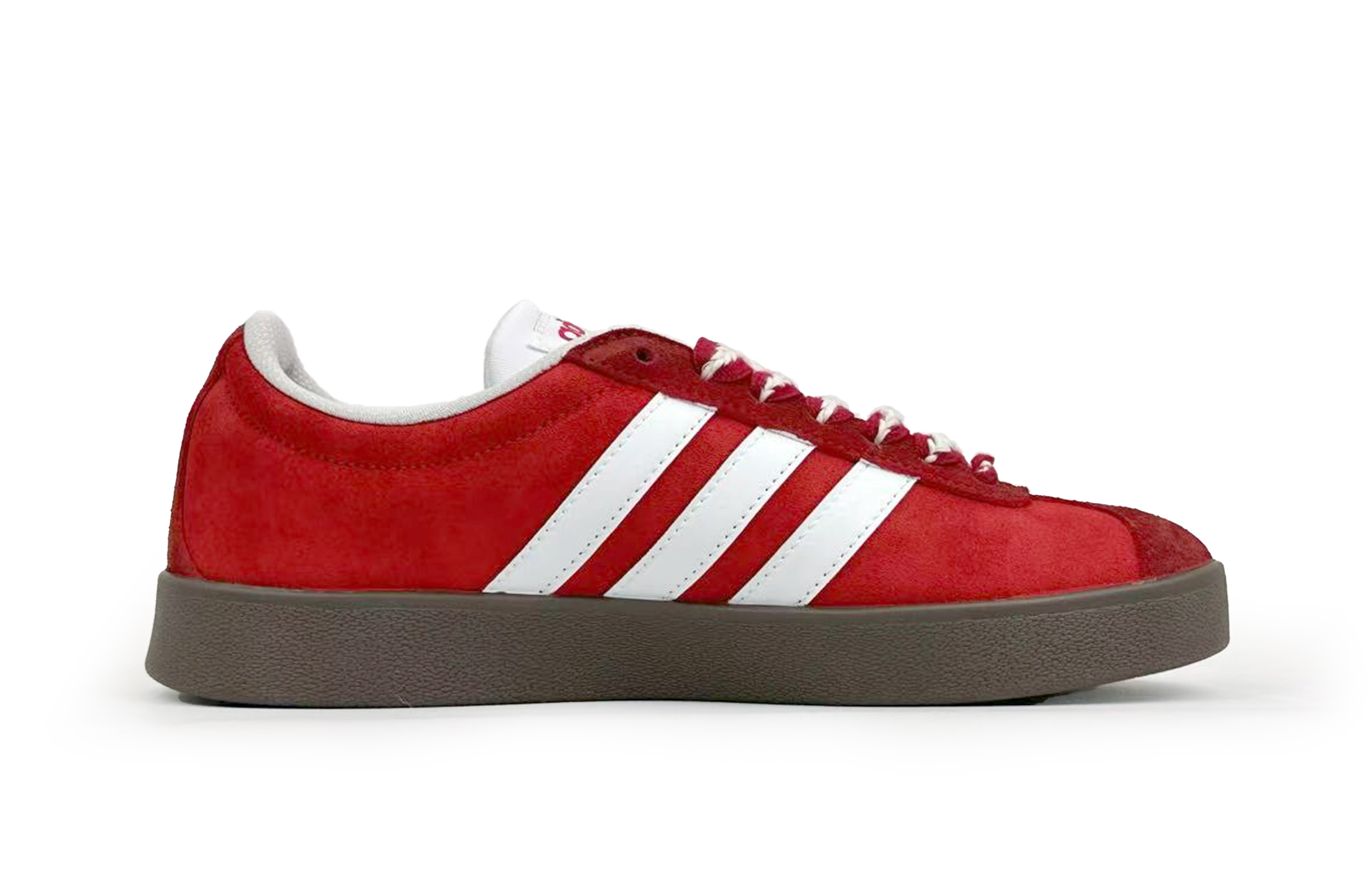 Adidas VL COURT 2.0 Cushioning, Wear Resistant Low Top Skateboard Shoes Unisex Red