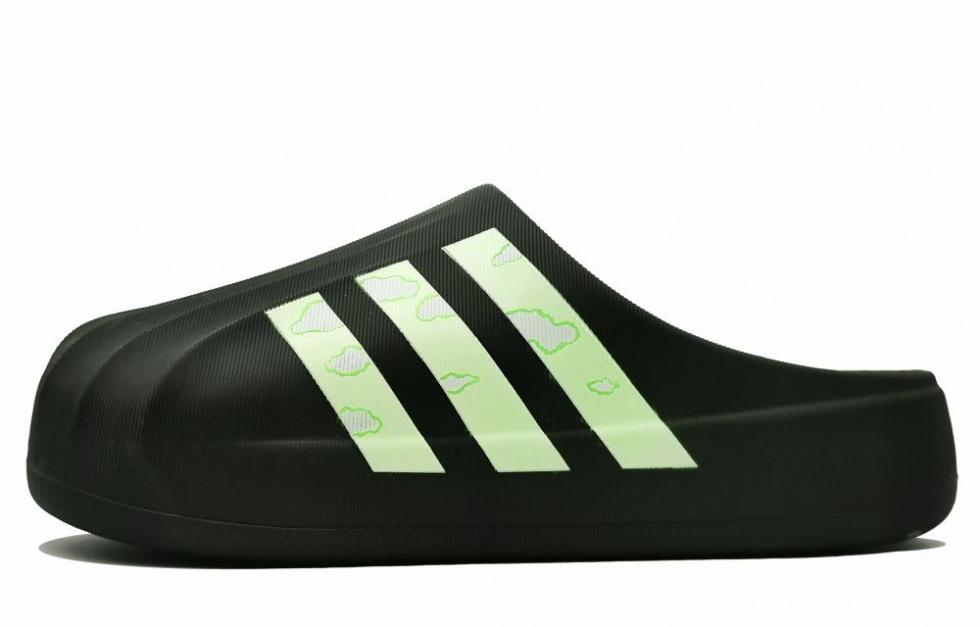 Adidas Originals AdiFOM Superstar EVA Abrasion-Resistant Wrap-toe Slippers Unisex Green