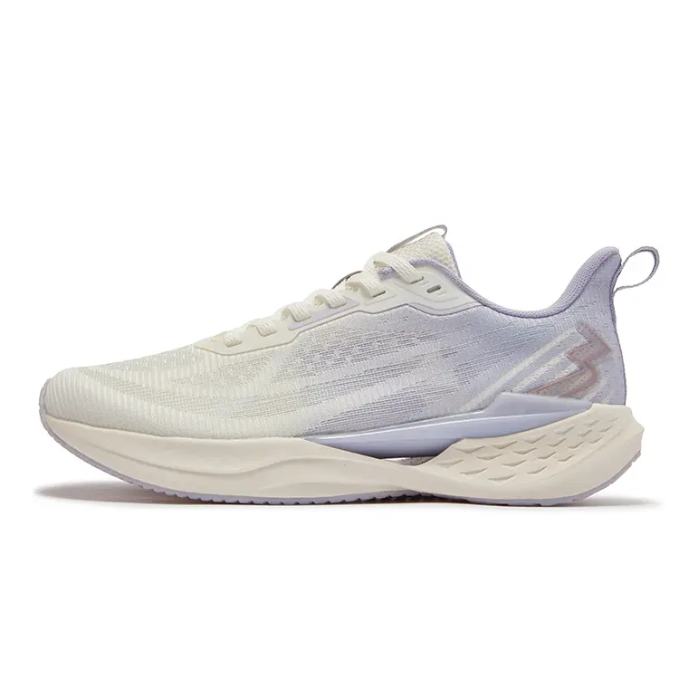 361° Abrasion Resistant Breathable Slip Resistant Low Top Casual Running Shoes Women's White Purple