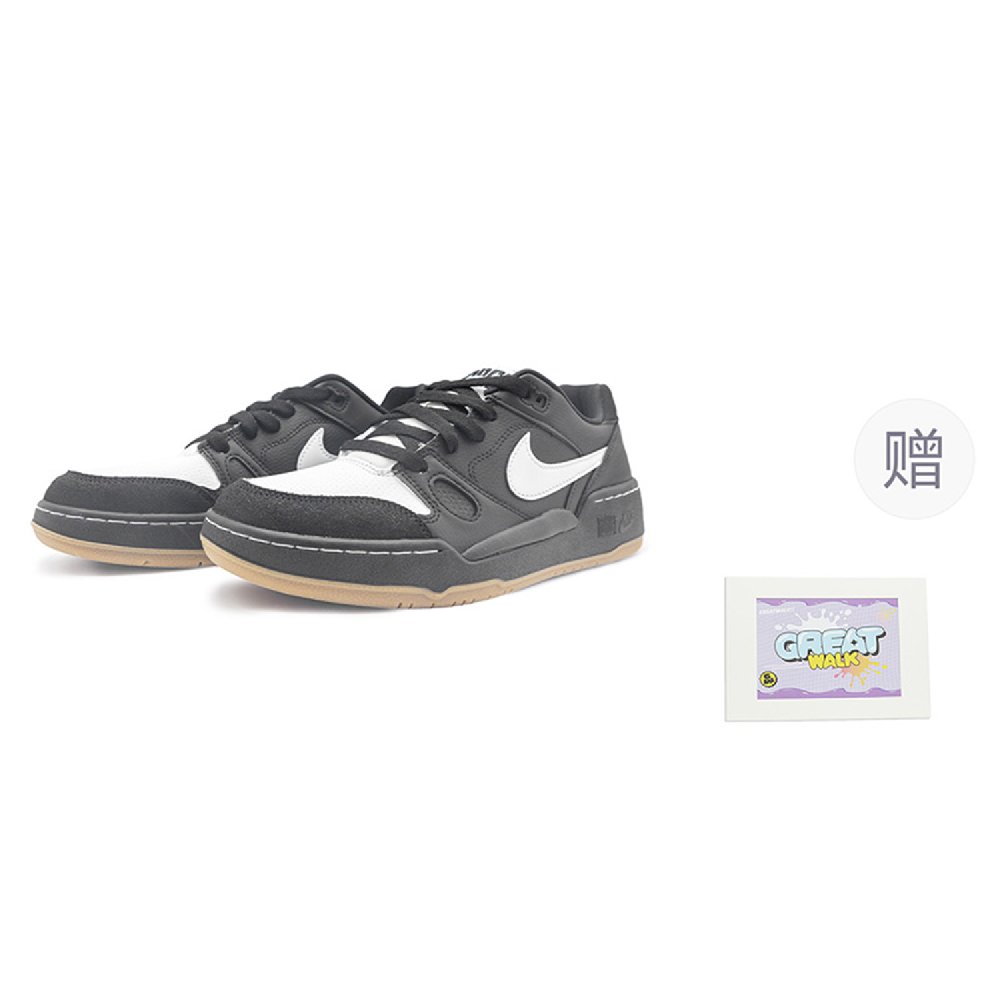 Nike Full Force Low Top Skateboard Shoes Men's Black
