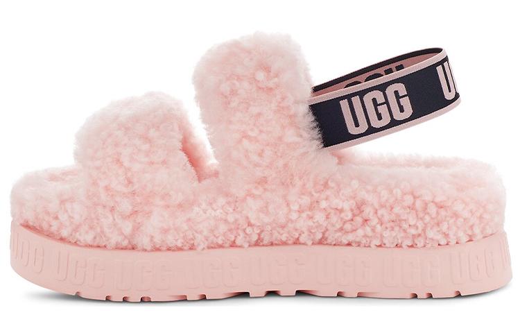UGG Oh Fluffita Stylish Sandals Women's Pink Black