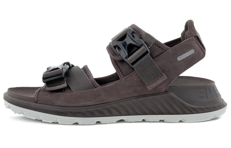Ecco Exowrap 2 Stylish Sandals Men's Gray