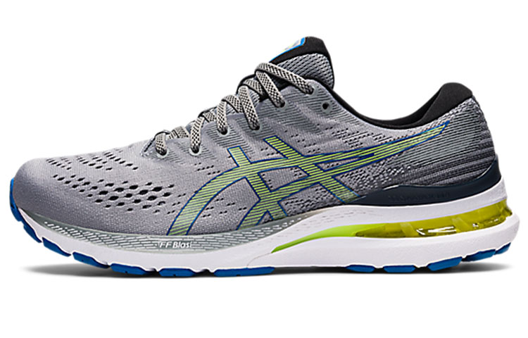 Asics Gel Kayano 28 Sheet Rock Grey Hazard Green
